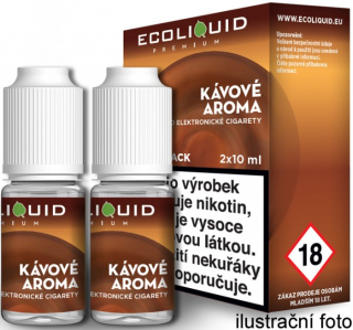 Liquid Ecoliquid Premium 2Pack Coffee 2x10ml - 12mg (Káva)