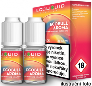 Liquid Ecoliquid Premium 2Pack Ecobull 2x10ml - 12mg (Energetický nápoj)