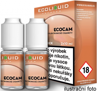 Liquid Ecoliquid Premium 2Pack ECOCAM 2x10ml - 6mg