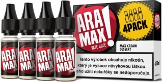 Liquid ARAMAX 4Pack Max Cream Dessert 4x10ml-12mg