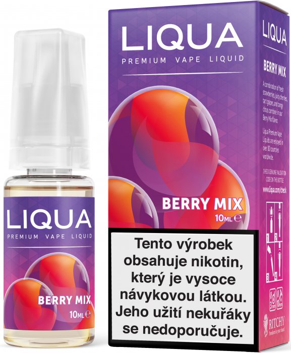 Liquid LIQUA Elements Berry Mix 10ml-3mg (lesní plody)