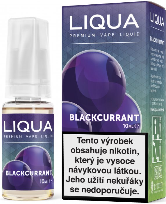 Liquid LIQUA Elements Blackcurrant 10ml-3mg (černý rybíz)