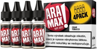 Liquid ARAMAX 4Pack Cigar Tobacco 4x10ml-3mg