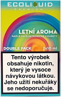Liquid Ecoliquid Premium 2Pack Summer flavor 2x10ml -12mg