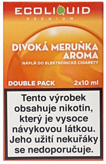 Liquid Ecoliquid Premium 2Pack Wild Apricot 2x10ml - 20mg
