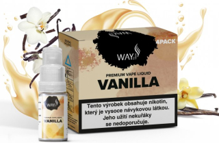 Liquid WAY to Vape 4Pack Vanilla 4x10ml-12mg