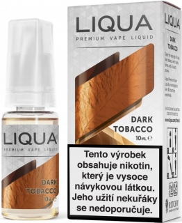 Liquid LIQUA Elements Dark Tobacco 10ml-3mg (Silný tabák)