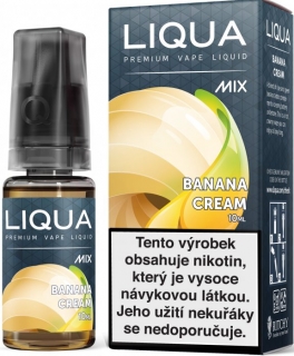 Liquid LIQUA MIX Banana Cream 10ml-3mg