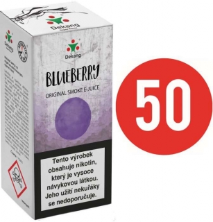 Liquid Dekang Fifty Blueberry 10ml - 3mg (Borůvka)