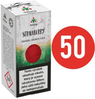 Liquid Dekang Fifty Strawberry 10ml - 3mg (Jahoda)