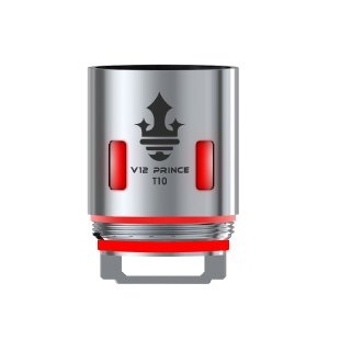 Žhavicí hlava Smoktech TFV12 Prince V12 Prince - T10 žhavicí hlava 0,12ohm Red L