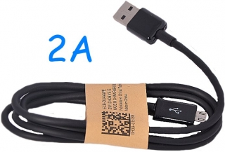 Univerzální USB-MICRO USB kabel 2A Black (2000mA)