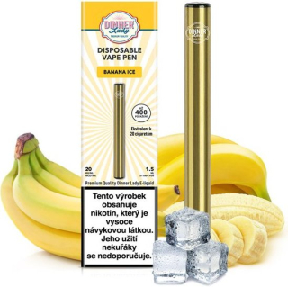 Elektronická cigareta Dinner Lady Vape Pen Banana Ice 20mg