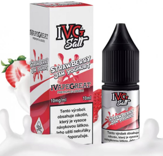 Liquid IVG SALT Strawberry Jam Yoghurt 10ml - 20mg