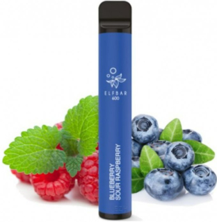 Elektronická cigareta Elf Bar 600 Blueberry Sour Raspberry 20mg