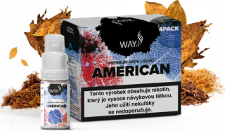 Liquid WAY to Vape 4Pack American 4x10ml-6mg