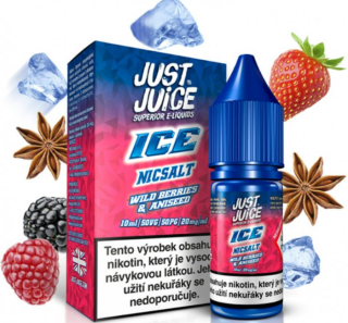 Liquid Just Juice SALT ICE Wild Berries & Aniseed 10ml - 20mg