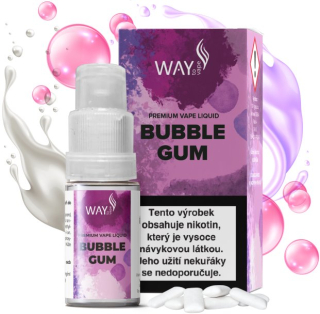 Liquid WAY to Vape Bubble Gum 10ml-12mg